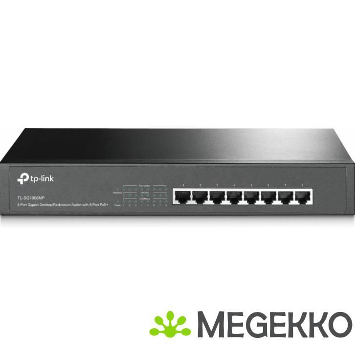 TP-LINK 8 Port Gigabit PoE Switch Unmanaged Gigabit Ethernet, Computers en Software, Overige Computers en Software, Nieuw, Verzenden
