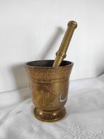 Vijzel en stamper - apothekersmortier - Brons, Antiek en Kunst