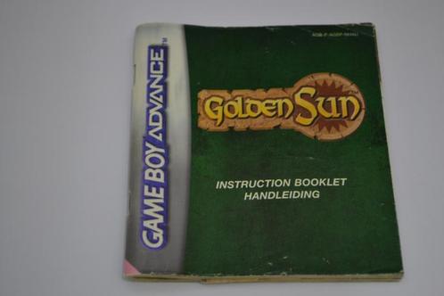 Golden Sun (GBA NHAU MANUAL), Games en Spelcomputers, Spelcomputers | Nintendo Consoles | Accessoires