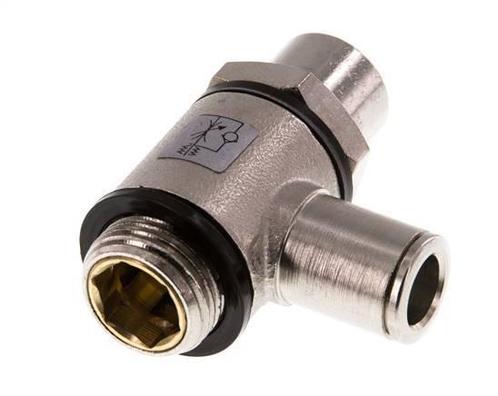 Vanne de régulation de débit Coude 8 mm - G3/8 Banjo à vis, Doe-het-zelf en Bouw, Gereedschap | Overige machines, Verzenden