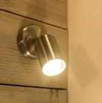 Wandverlichting modern Downlighter Muurlamp Rvs, Verzenden, Nieuw