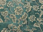 Imperial Bloom op Victoriaans Groen - Meubelstof - 2.7 m -