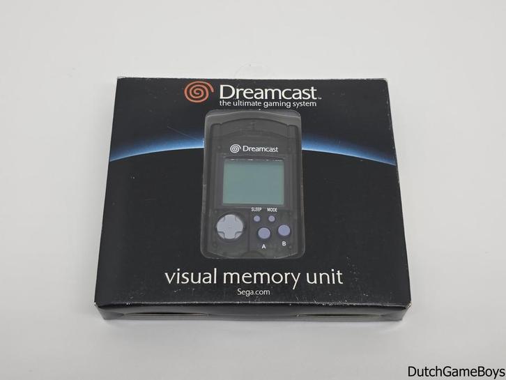 Sega Dreamcast - VMU - Clear Black - Boxed, Games en Spelcomputers, Spelcomputers | Sega, Gebruikt, Verzenden