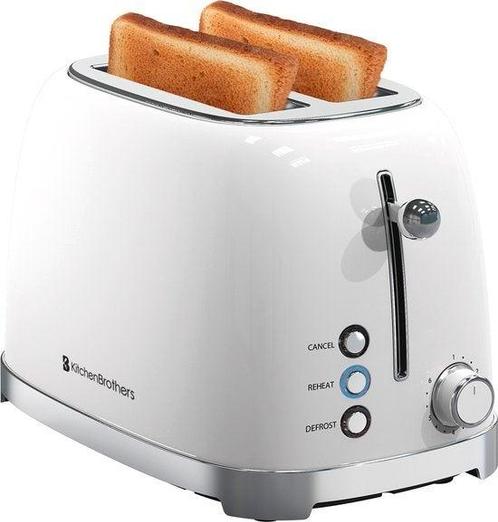 Tweedekans | KitchenBrothers Retro Broodrooster - 6, Elektronische apparatuur, Broodroosters, Ophalen of Verzenden