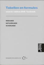 Techniek BVE  -   Tabellen en formules 9789001134129, Noordhoff, Verzenden