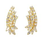 Oorbellen - 18 karaat Geel goud - 3.50ct. tw. Diamant, Nieuw