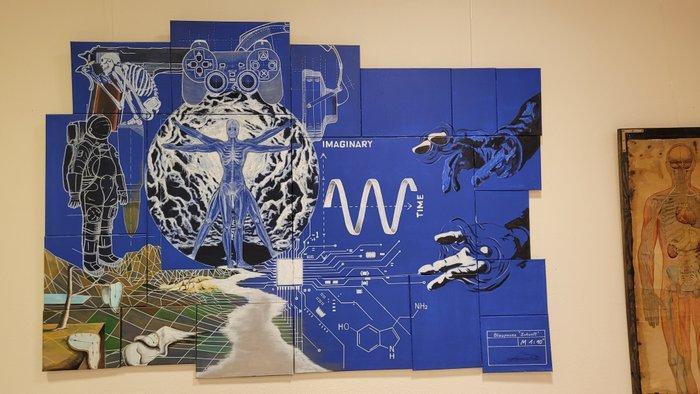 Andreas Brüggemann - Blaupause Zukunft, Antiek en Kunst, Kunst | Schilderijen | Modern