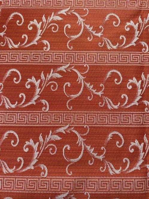 San Leucio-stof in Pompeïsch rood met, Antiek en Kunst, Antiek | Tapijten, Tafelkleden en Textiel