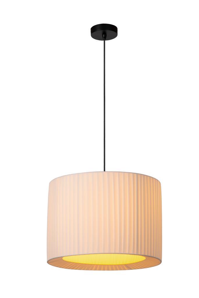 Hanglamp Lucide FOLD -  - Ø 40 cm - 1xE27 - Wit, Maison & Meubles, Lampes | Suspensions, Envoi
