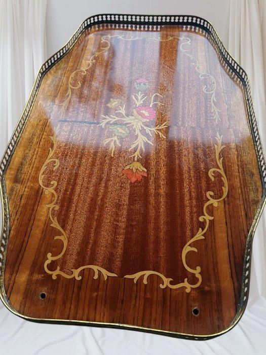 Dienblad - Eik, Esdoorn, Mahonie, Antiek en Kunst, Curiosa en Brocante