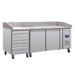 Polar U-serie pizza werkbank met granieten blad en deeglades, Zakelijke goederen, Horeca | Keukenapparatuur, Verzenden, Nieuw in verpakking