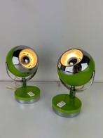 Lampe de table (2) - Paire de lampes Eyeball Space Age des