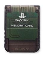 Sony PS1 1MB Memory Card Crystal Black (PS1 Accessoires), Games en Spelcomputers, Ophalen of Verzenden, Zo goed als nieuw