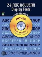 24 Art Nouveau Display Fonts - CD-Rom and Book 9780486999548, Livres, Dan X. Solo, Dover Publications Inc, Verzenden