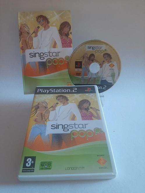 Singstar Pop Playstation 2, Games en Spelcomputers, Games | Sony PlayStation 2, Zo goed als nieuw, Ophalen of Verzenden