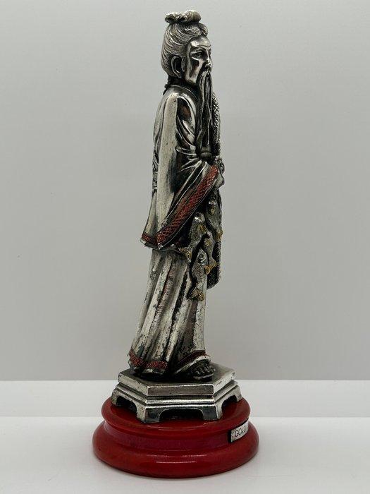 Gold Line - Arnaldo Giannelli - sculptuur, Vecchio pescatore, Antiek en Kunst, Antiek | Zilver en Goud