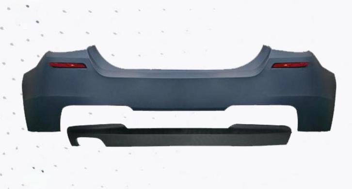 BMW F10 10–16 M-Tech achterbumper – PDC + 2-uitlaat links, Autos : Pièces & Accessoires, Carrosserie & Tôlerie