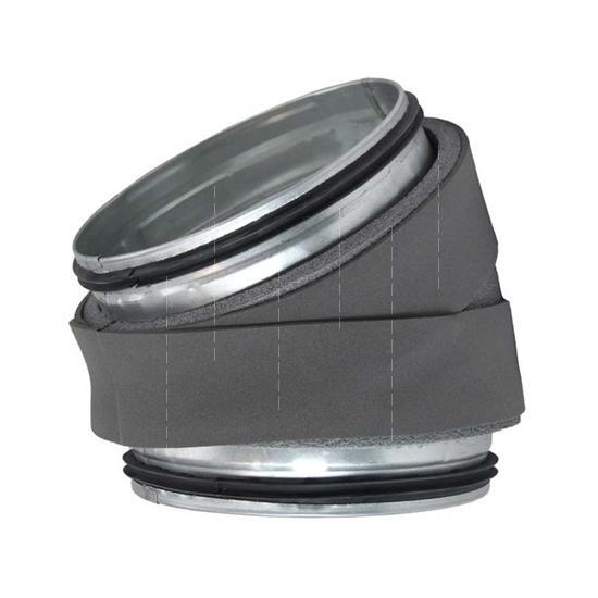 Thermoduct bocht 450 mm | 30°, Doe-het-zelf en Bouw, Ventilatie en Afzuiging, Verzenden
