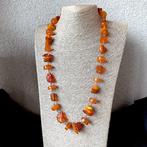 Art deco lange ketting met natuurlijke Baltische