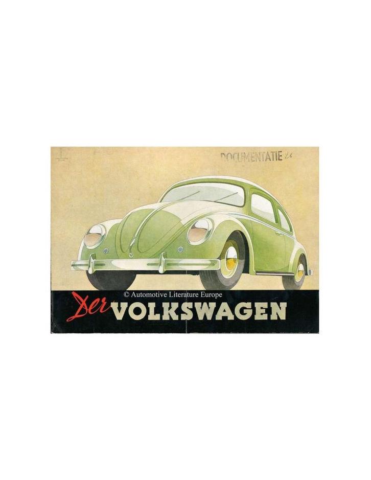 1950 VOLKSWAGEN KEVER BROCHURE DUITS, Boeken, Auto's | Folders en Tijdschriften, Ophalen of Verzenden