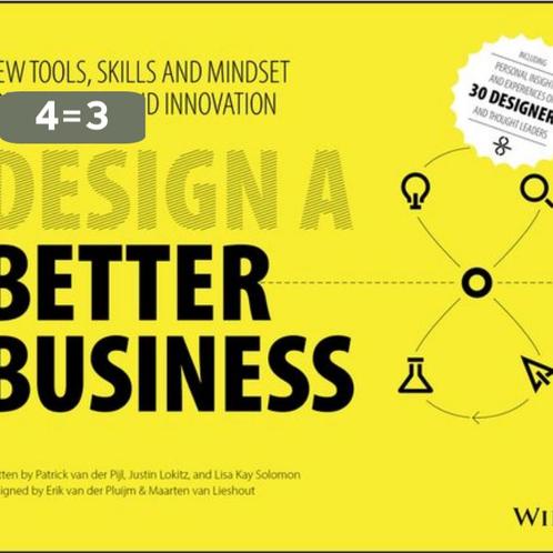 Design a Better Business 9781119272113 Patrick van der Pijl, Boeken, Taal | Engels, Zo goed als nieuw, Verzenden
