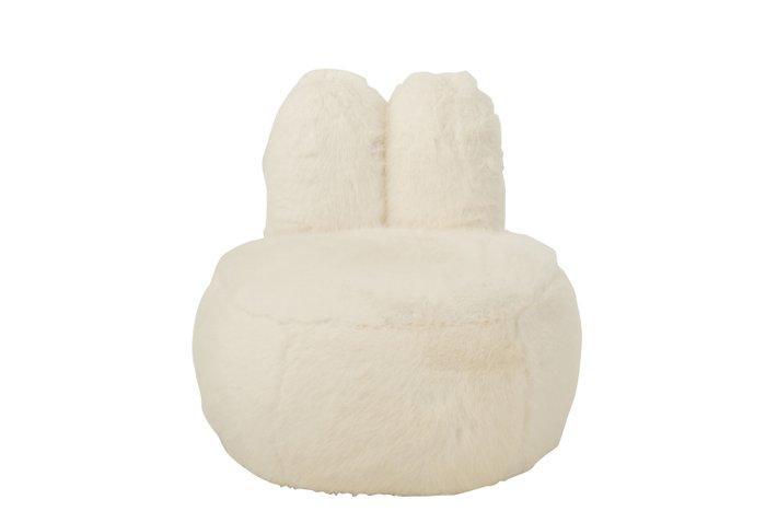 Kruk - Hout - Bont - Konijn, Antiek en Kunst, Kunst | Designobjecten