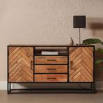 Dressoir Mangohout Kjeld 145 cm, Verzenden