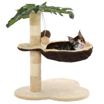 vidaXL Kattenkrabpaal met sisal krabpaal 50 cm beige en disponible aux enchères