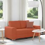 vidaXL Loveseat Sofa Rood Oranje 120 cm Corduroy Stof, Verzenden, Nieuw