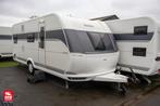 HOBBY De Luxe 560 KMFe, Caravans en Kamperen, Caravans, Vast bed, Hobby, 7 tot 8 meter, Treinzit