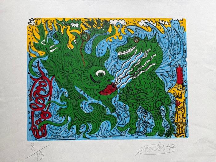 Robert Combas (1957) - Dragons Marins, Antiek en Kunst, Antiek | Overige Antiek