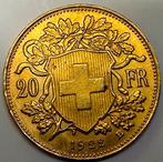 Zwitserland. 20 Francs 1922 Oro/Gold Helvetia (Zonder