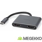 USB Multi-Port Adapter | USB 3.2 Gen 1 | USB-C Male | 2x, Computers en Software, Nieuw, Verzenden