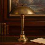Tafel en bureaulampen Tafellamp Dax Antiek Messing, Verzenden, Nieuw