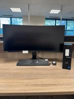 Dell OptiPlex 5000 SFF desktop PC i5 + Lenovo 34” UltraWi., Computers en Software, Desktop Pc's, Ophalen of Verzenden, Nieuw