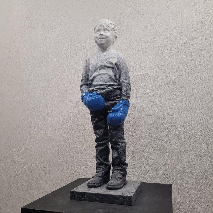 Mark Sugar - Carefree child (Blue boxing style 58), Antiek en Kunst, Kunst | Designobjecten