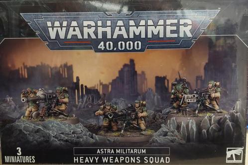 Warhammer 40,000 Astra Militarum Cadian Heavy Weapon Squad, Hobby & Loisirs créatifs, Wargaming, Enlèvement ou Envoi
