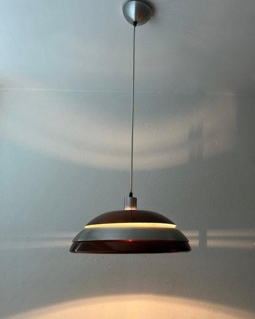 Philips - Lampe à suspendre - Trois disques à lamelles - H, Antiek en Kunst, Antiek | Verlichting