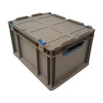 Stapelbak met Oplegdeksel 400x300x220 mm PP05 grijs nieuw, Zakelijke goederen, Ophalen of Verzenden