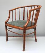 Fauteuil - Hout, Textiel - Faux Bamboo Fauteuil