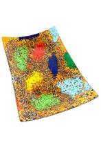 Schotel - Muranoglas - Piatto Ambra 33,5 x 21 cm