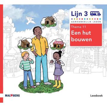 Lijn 3 groep 3 thema 11 Een hut bouwen Leesboek, Verzenden, Kim van der Zouw