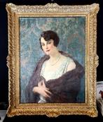 Paul Jean Gervais (1859-1944) - Portrait de Madame X, Antiek en Kunst, Kunst | Schilderijen | Klassiek