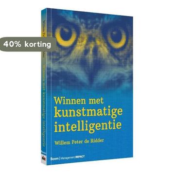 Winnen met kunstmatige intelligentie 9789462763753, Boeken, Verzenden, Zo goed als nieuw, Willem Peter de Ridder