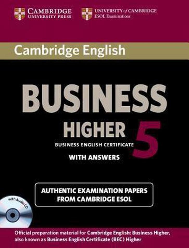 Cambridge English Business 5 - Higher Self-study pack studen, Boeken, Taal | Engels, Gelezen, Verzenden