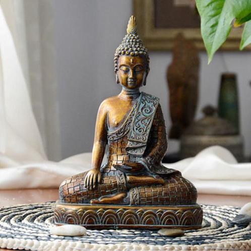 Boeddha Beeld Thailand  - Decor Ornament Hars Sculptuur Tuin, Maison & Meubles, Accessoires pour la Maison | Autre, Envoi