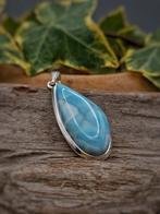 Zilveren juweel van 925 met Larimar van topkwaliteit. -