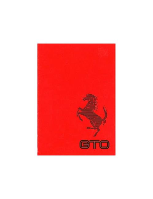 1984 FERRARI 288 GTO BROCHURE 1/300 GELIMITEERD, Boeken, Auto's | Folders en Tijdschriften, Ophalen of Verzenden