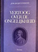 Vertoog over de ongelijkheid / Boom klassiek 9789060095355, Boeken, Filosofie, Verzenden, Gelezen, J.J. Rousseau