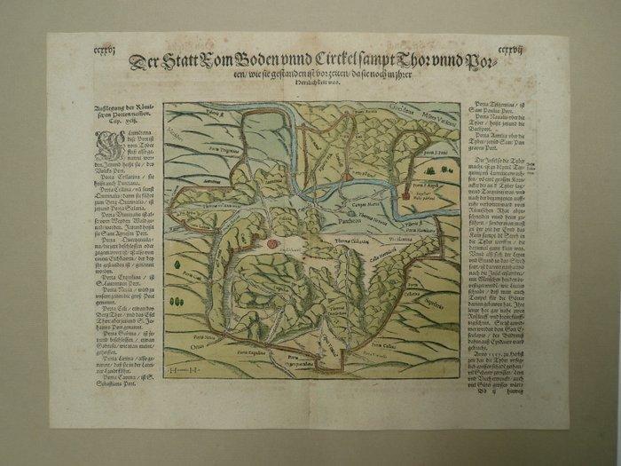 Italië - Lazio, Roma; Sebastian Münster - Der Statt Rom, Boeken, Atlassen en Landkaarten